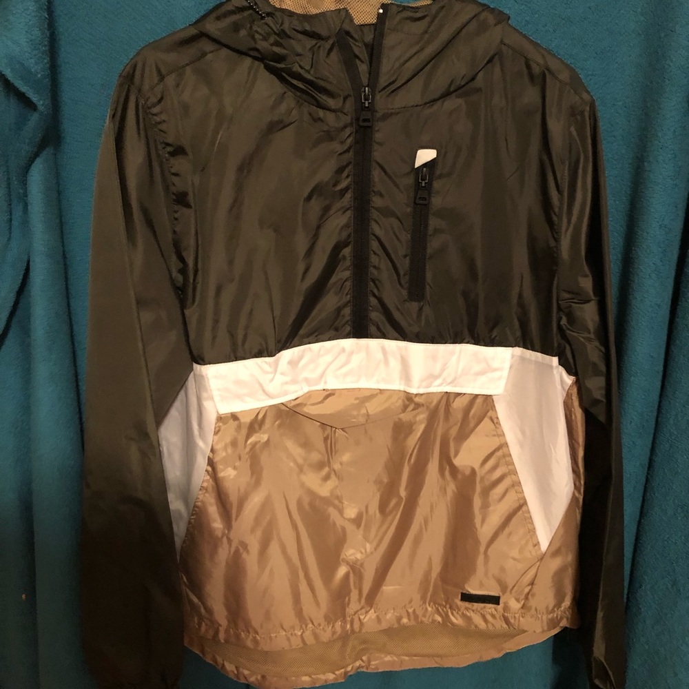 Olive Green Windbreaker